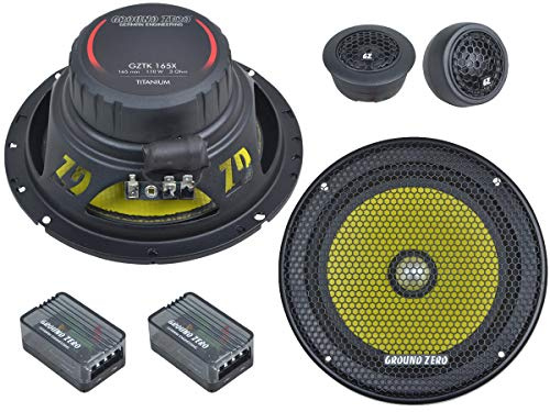 Ground Zero Lautsprecher GZTC 165.2X 300W 165mm 2 Wege Kompo passend für Opel Corsa D ab 2006 Türen vorne