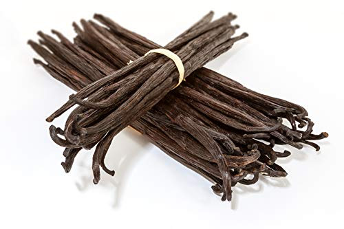 Sri Lankan Vanilla Beans Whole Grade A Vanilla Pods for Homemade Vanilla Extract, Baking, Ice Cream, Flavoring, & Vanilla Powder (10 Pack)