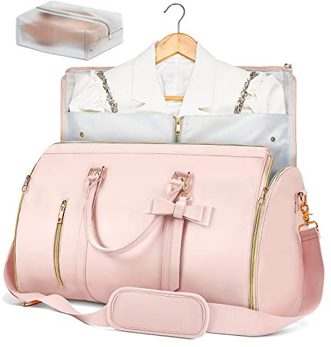 Kleidersäcke für Reisen für Damen, Rosa und Violett, Pink, Carry-on 20-Inch, Niedlich