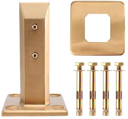DOITOOL Pince En Acier Inoxydable 304 Pour Verre Sans Perçage Accessoire Fixation Verre Pratique Pour Balustrade Et Escalier 16X10X10 Cm
