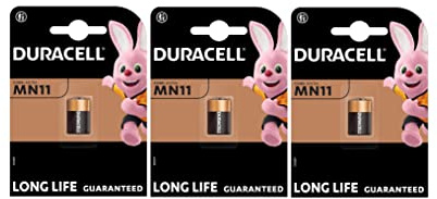 3 x Duracell MN11 A11 11A (3 ampoules de 1 batterie) 3 piles