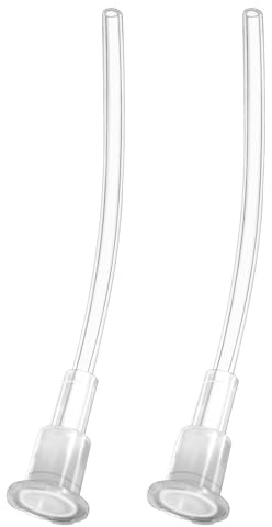 YARRAMATE 2Pcs Sostituzione della cannuccia di spruzzo per la bottiglia dell'irroratore dell'olio cucina, tubi di sostituzione dell'erogatore di 4.72in/12cm per di vetro d'oliva di cottura 16oz/470ml