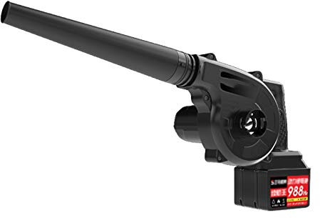OZBME Soffiatore per Foglie Senza Fili, spazzatrice/aspirazione motorizzata 2 in 1, velocità variabile, Trasporto per soffiare Foglie/Neve/Polvere