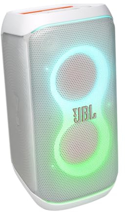 JBL Party Box Club 120 | Suono potente e spettacolo di luci | Fino a 12 ore di riproduzione | AI Sound Boost | Connessione multi-altoparlante di Auracast | Doppio ingresso microfono e chitarra |