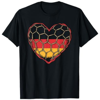 Handball Deutschland Trikot Handballspieler Handballspiel T-Shirt