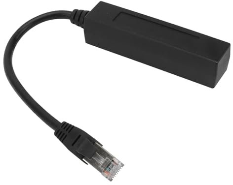 TINEASUR 1 Pc sdoppiatore di porte divisore coassiale connettore ethernet connettori ethernet Distributore LAN adattatore ethernet divisore di rete accessorio cavo di rete addominali Black