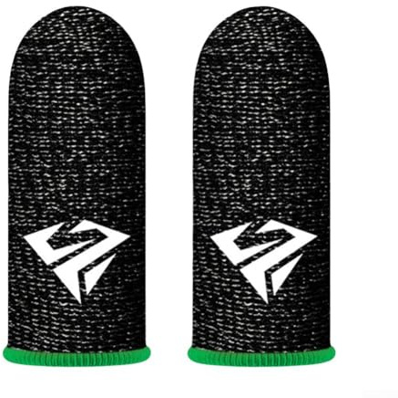 Aprilsunnyzone Guanti da gioco con punta delle dita con controllo e comfort superiori per giocatori mobili (verde)