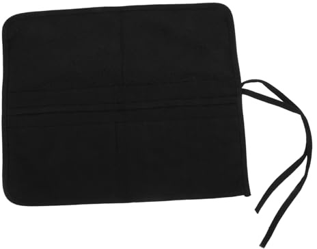 DOITOOL Canvas Kalligrafiepinsel Stifterolle Groß Doppellagig Aufrollbar Mit Staubschutz Praktische Bürstentasche Für Kalligrafie Künstler Und Maler