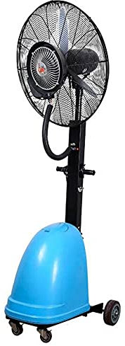 UQACHG Ventilatori A Piantana Ventilatore Nebulizzatore Ad Alta Potenza, Interamente in Metallo da 26 con Raffreddamento da 1000 Piedi Quadrati E Serbatoio da 5 Ga