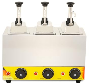 NP-327 Industrial Commercial Kitchen Restaurant Buffet Pump Electric Stainless Steel Sauce Dispenser Ice Shops(3)