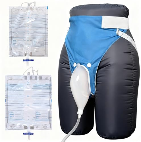 Sac d'urine pour homme, urinoir portable pour homme, personnes âgées, urinoir pour personnes âgées, pour patients alités, incontinence urinaire (ensemble collecteur d'urine)