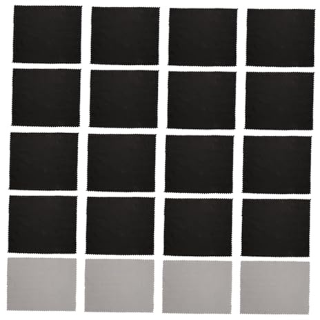 TOPPERFUN Paños de Limpieza de Microfibra Absorbentes de Aceite y Sudor Paquete de 24 Unidades Material de Fibra Artificial para Lentes y Aparatos Electrónicos