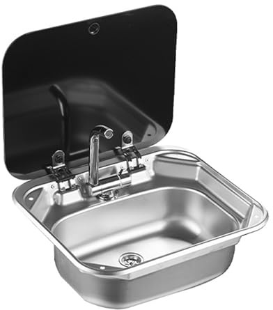 Tragbares Handwaschbecken mit klappbarem Wasserhahn für den Außenbereich und den mobilen Einsatz