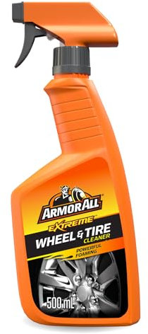 Armor All, Wheel & Tyre Cleaning Spray 500ml, Triple Action Foaming Formula, Removes Dirt and Enhances Shine, Suitable for All Wheels, Ideal for Car & Motorcycle Detailing, Made in the UK