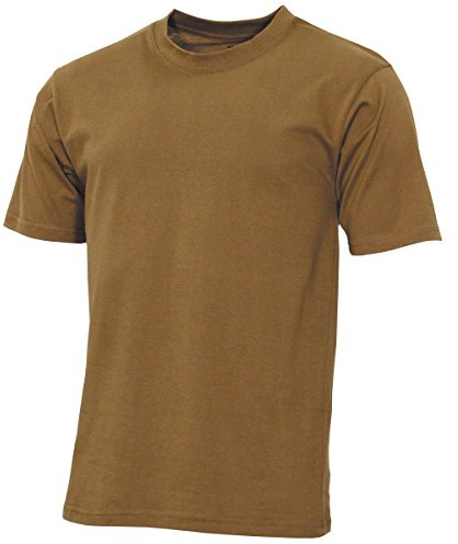 MFH Men's US Streetstyle T-Shirt Coyote Tan Size M