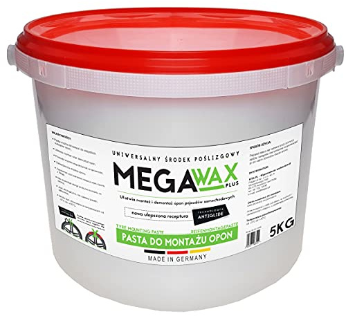 Stix Pâte de Montage de Pneus Mega Wax Plus 5kg Formule Allemande ANTIGLIDE Universelle & Anti-Glissement