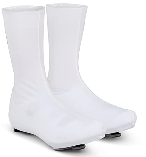 GripGrab Gripgrab 2ème génération Raceaero TT Raceday Lycra Cover 2 Couvre-Chaussures légères aérodynamiques pour Cyclisme, vélo de Route, Blanc, L UK