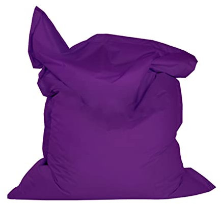 Reheyre Sitzsack-Stuhlbezug, Stofftier-Sitzsack-Aufbewahrung, Sitzsack-Bezug, Sitzsack-Aufbewahrung, Stofftier-Aufbewahrung, Sitzsack-Stuhl, Plüschtier-Halter und Organizer (ohne Füllstoff), Lila