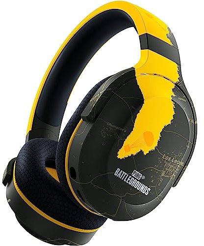 Razer Barracuda X - Casque Gaming sans Fil Multiplatepourme SmartSwitch Dual sans Fil (Ergonomique, Tripource 40mm, Microphone Cardioïde, Contrôles sur Casque, Batterie de 50h, USB-C) PUBG Ed