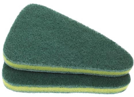 DECHOUS 2pcs Bathroom Tile Scrubber Brush Multipurpose Cleaning Tool for Floor Bathtub Sink and Hard Floors Corner and Wall Brush Head for Patios Decks and Sidewalks