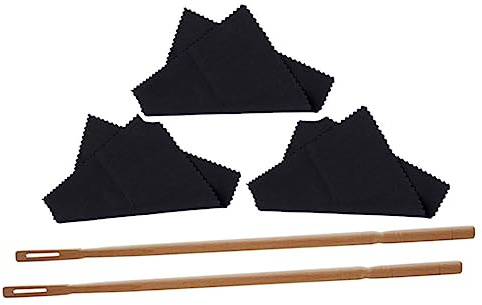 BESTonZON 3sätze Flötenreinigungsset Mit Reinigungsstab Und Tuch Professionelles Reinigungskit Für Querflöten Reinigungsstäbe Und Mikrofasertücher Effektiven Pflege Und Ihrer Flöte