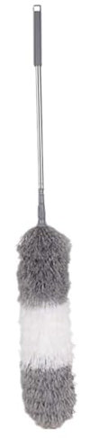 Stock Lider-Plumero Flexible de Microfibra 240 cm Cepillo de Limpieza para el hogar, Paño de Limpieza retráctil, Cepillo de Limpieza Suave, Rodillo de Cocina, Talla única