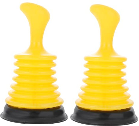 WOONEKY 2piezas Destapador De Fregadero Plunger De Drenaje Potente para Cocina y Baño Herramienta Eficaz para Desbloquear Tuberías