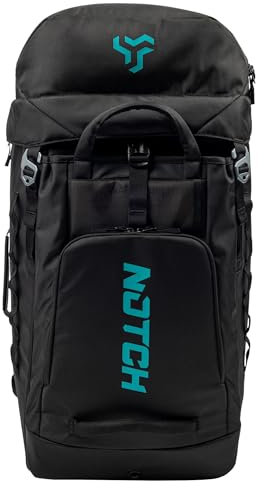 Notch Hauler Freistehender Rucksack, 70 Liter Tragkraft, integriertes Helmfach, 4 Getriebegriffe, geformte Schultergurte, witterungsbeständiges 1680-Denier-Gewebe (99715)