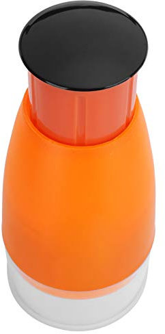 MOUMOUTEN Manual Chopper, Vegetable Chopper Hand Press Garlic Ginger Garlic Chop Cutter Household with 2pcs Plastic Box for Kitchen (Orange)