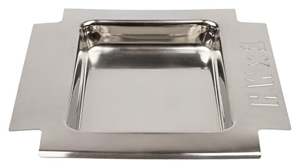 Edelstahl Tropfschale passend für Weber Gasgrill/Elektrogrill Q1 Q100 Q1000 Q1200 Q1400 Ersatzteil Alternative Aluschalen/Alu-Tropfschalen für Fett HWx1 Catch Pan kompatibel 66629/6415