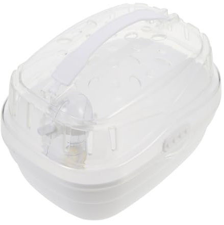 FONDOTIN Hamster Tragetasche Tragbarer Hamstertragekorb Für Kleine Haustiere Kompakte Transportbox Mit Guter Belüftung Für Ausflüge Und Reisen Für Hamster Meerschweinchen Und Andere