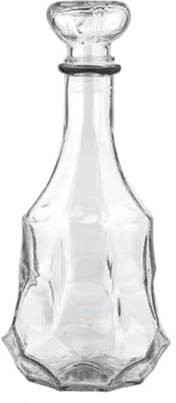 Red Wine Carafe for Wedding, Narrow Neck Wine Decanter Glass Carafe with Bottle Stopper Wine Buffs