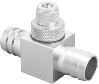 MiOYOOW Inline CO2-diffusor, akvarium koldioxid extern atomisator bubbel räknare reaktor inbyggd backventil för planterade akvarier tankar (12/16 mm)
