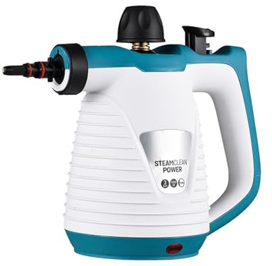 Limpiador a vapor, Lavadora a presión de 1050W, herramienta limpieza a portátil alta temperatura, tanque 350ml multifunción for cocina y baño Para pisos y coche