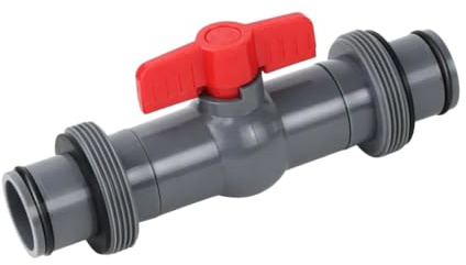 Connecteur de contrôle de l ' eau de avec arrêt intégré, raccord de tuyau de 1, 5 pouces pour l ' entretien de la ligne de filtre et le remplacement du tuyau Connecteur de ligne de filtre de d ' eau
