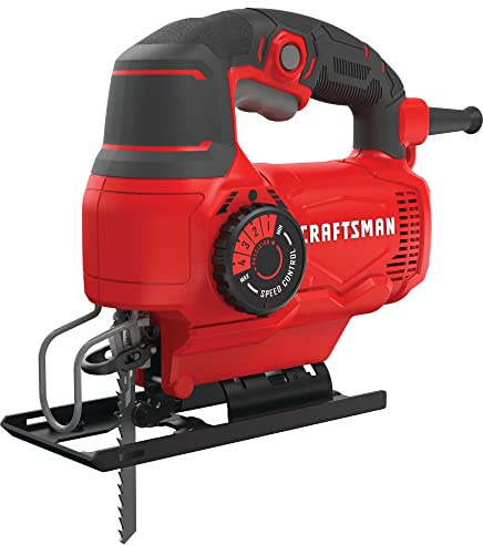 CRAFTSMAN Jig Saw, 4 Orbital Settings, Up to 3,000 SPM, 5 Amp, Corded (CMES610)