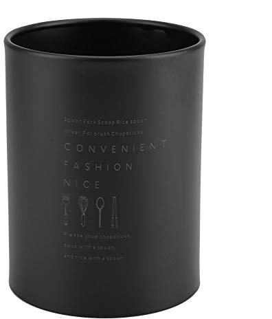 Küchenutensilien Organizer, Nordeuropäischen Stil Lagerregal Stäbchen Gabel Löffel Halter Restaurant Utensilien Organizer(schwarz)