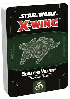 Fantasy Flight Games - Star Wars X-Wing Second Edition: Star Wars X-Wing: Scum and Villainy Damage Deck - Miniature Game