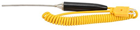 Fafeicy K-Type Thermocouple Probe, 3mm x 100mm 304 Stainless | Handheld Design, 0-800°C Continuous Use, Fast Response Oxidation Resistance, Industrial Metal and Furnace Measurement