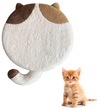 SRHWBF Rundes Sitzkissen im Katzenstil, 40 x 40 cm, Stuhlkissen, Küche, Büro, Schreibtisch, Zimmer, Boden, Sitzkissen (X 40 cm/16 in (6 Pack))