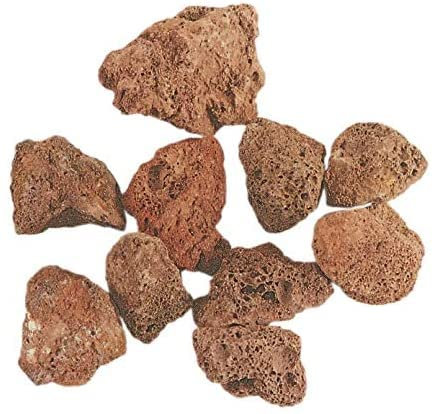 Roccia Lavica da 3 Kg Pietra Lavica per Barbecue a Gas Adatta sia a Scopo Decorativo per Camini, Bracieri e Stufe, che per Ragioni Funzionali per i Barbecue a Gas con Cottura a Pietra Lavica