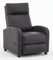 Requena Recliner Armchair, PU Leather Sofa Lounge Seating with Adjustable Leg Rest and Reclining Functions for Living Room HQ-8256 Brown