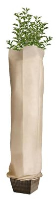Shopping Hero Winterschutz für Pflanzen Pflanzenschutz Vlies Wintervlies Frostschutz beige 200x500cm