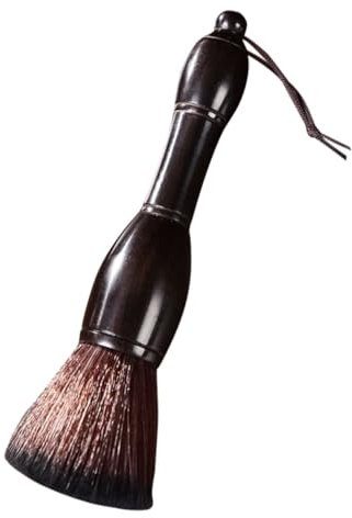Gogogmee Teaware Cleaning Brush Rosewood Handle Reusable Small Tea Kettle Brush for Gongfu Tea Set and Tray Cleaning Sturdy Wooden Handle Tool