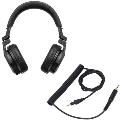 Cavo Audio a Spirale da 2,5 Mm a 3,5 Mm, Cavo per Cuffie di Ricambio per Pioneer DJ HDJCUE1 HDJCUE1BT HDJX5 HDJX7 HDJS7, Cavo a Molla Retrattile con Spina da 6,35 Mm, da 4 Piedi