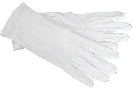Büttner-Frank GmbH BAUMWOLLHANDSCHUHE Gr.M rohweiß 1 Paar 1 St