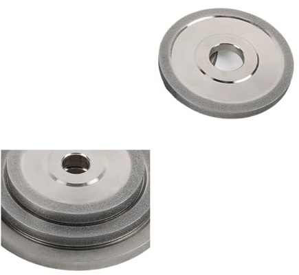 Disque Abrasif Électrolytique Diamanté Plat De 100 Mm For Fraise, Carbure De Tungstène, Acier, Alliage, Verre, Grain 150