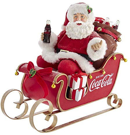 Kurt Adler CC5202 Weihnachtsmann, Mehrfarbig, Mehrfarbig