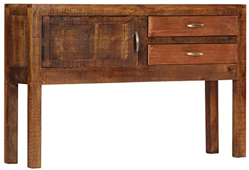 Voupuoda Sideboard, Beistellschrank, Dielenschrank, Aufbewahrungsschrank, Flurschrank, Schrank, Küchenschrank, 118x30x75 cm Massivholz Mango