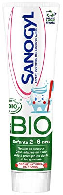 Sanogyl Dentifrice Enfants 2-6 Ans Fraise Bio 50 ml